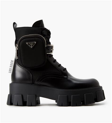 prada clear wellington boots|ladies prada ankle boots.